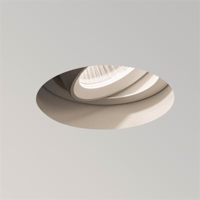 Astro Trimless Round Adjustable LED indbygningsspot i hvid