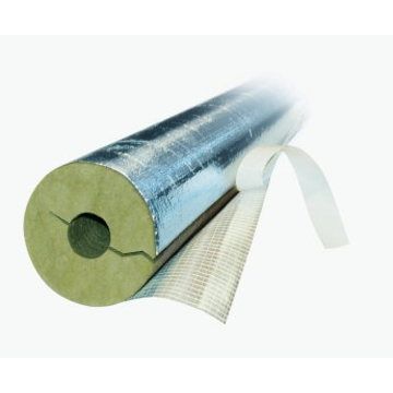 Rockwool rørskål med tape længde 1000 mm - For 35 mm rør - 20 mm isolering