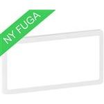 FUGA SLIM designramme for 2 moduls indsatse, hvid