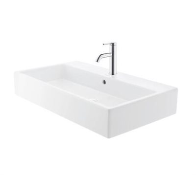 Duravit Vero Air vask 80x47cm, slebet med hanehul, WonderGliss Großteile