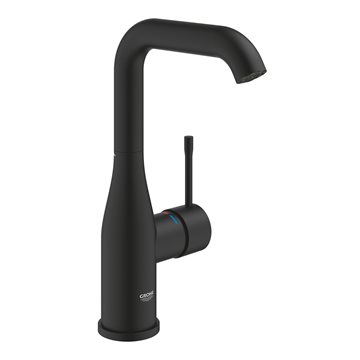 Grohe Essence New håndvaskarmatur med høj tud - Phantom Black