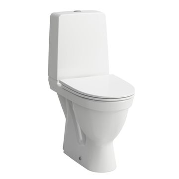 Laufen Kompas toilet S-lås, høj siddehøjde 46 cm, rimless