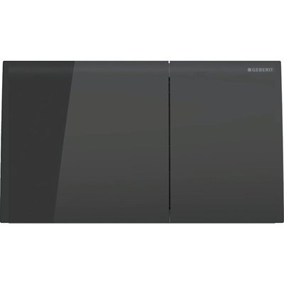 Geberit Sigma70 betjeningsplade i sort (glas front)