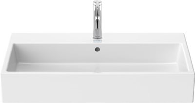 Duravit Vero vask 80x47 cm med hanehul og WonderGliss 