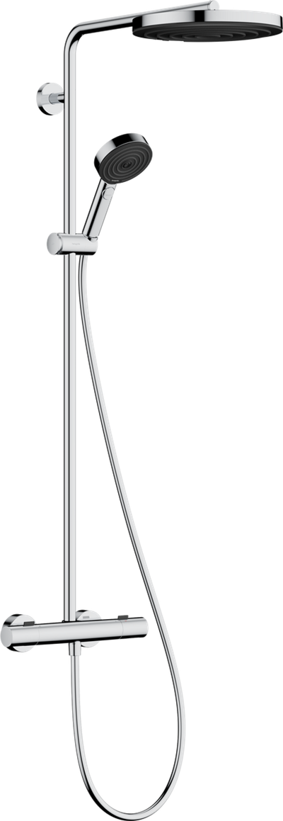 hansgrohe Pulsify S Puro Showerpipe 260 1jet med 3jet håndbruser, krom