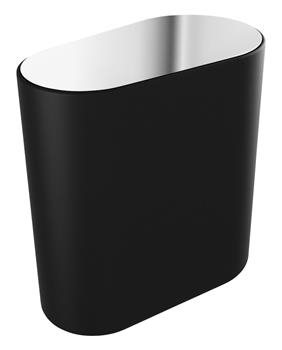 Pressalit Style toiletspand / affaldsspand på 5,1 liter i sort/krom
