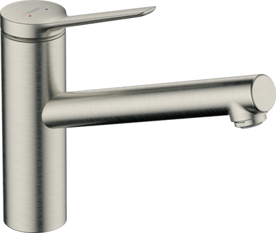 Hansgrohe Zesis M33 1-grebs køkkenarmatur 150, 1jet - I rustfrit stål finish