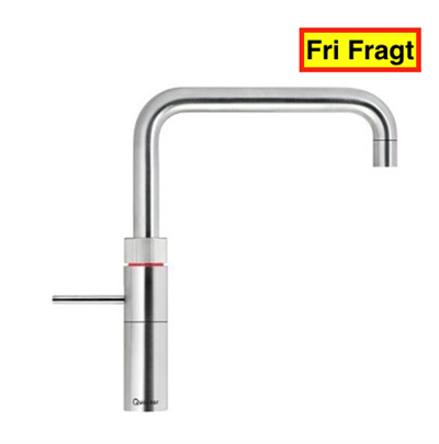 Quooker Fusion Square varmt, koldt og kogende vand - Rustfrit stål - Pro 3 liters beholder