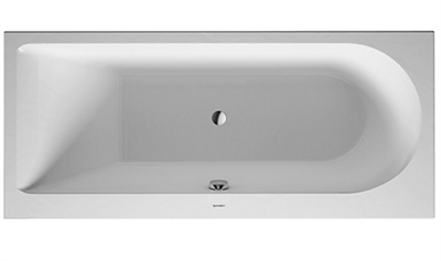 Duravit Darling New badekar 1600x700mm indbygning, venstre hjørne