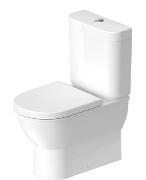 Duravit Darling New toilet Back-to-wall, Wondergliss Uden cisterne. 