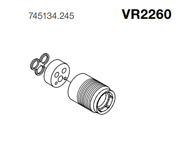 Vola VR2260+20 Et-grebsblandere fra 06/2020. 2100, 2100X, 2200, 2300, 2400