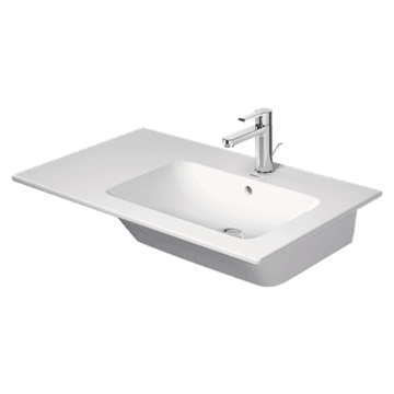 Duravit ME by Starck håndvask, asymmetrisk, 830mm, uden hanehul