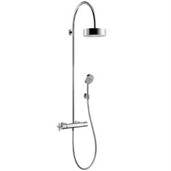 AXOR Citterio Showerpipe med termostat og hovedbruser 180 1jet - krom