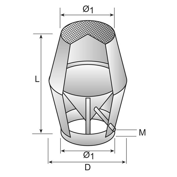 Lindab jethætte HN  - Lindab jethætte HN 160mm