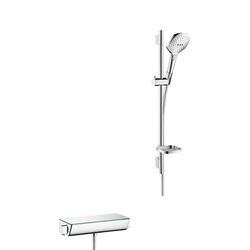 Hansgrohe Ecostat Select termostat med Select E 120 EcoSmart - Krom / hvid - 27038400