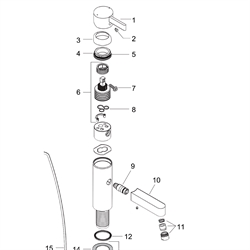 Hansgrohe Luftblander M18x1 (5 l/min) nr. 11