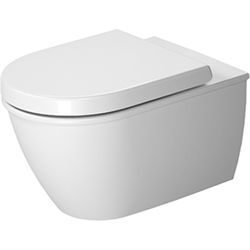 Duravit Darling New væghængt toilet uden skyllerand, med wondergliss