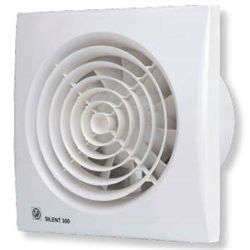 Thermex Silent 300 CHRZ Ventilator med hygrostat og timer, Hvid