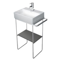 Duravit DuraSquare Metalkonsol gulvstående 516 mm - Krom - 0031091000