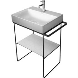 Duravit DuraSquare Metalkonsol gulvstående 665 mm - Krom